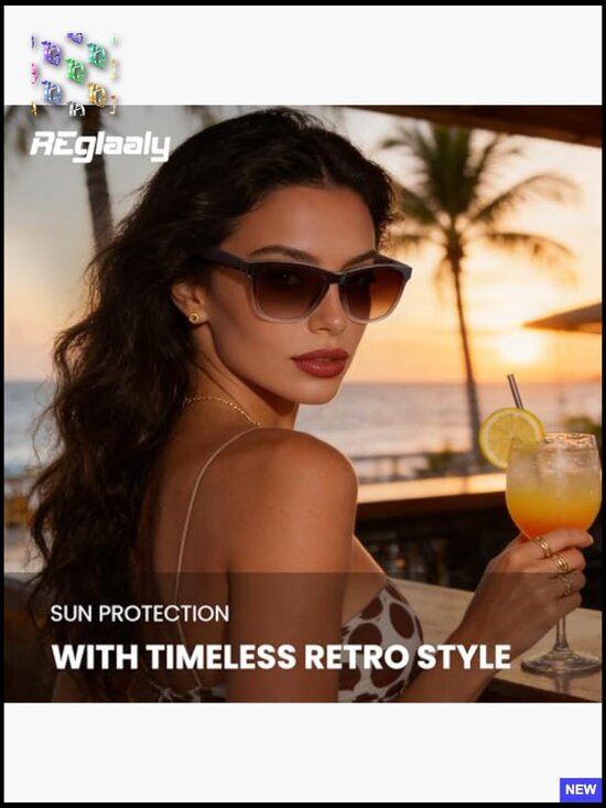 Trendy Square Sunglasses Polarized UV Protection Retro Classic Shades Glasses main image 6